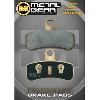 Brake Pads Sintered incl fixed heat shield.