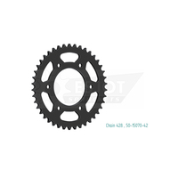 Sprocket Rear 428-42T Steel