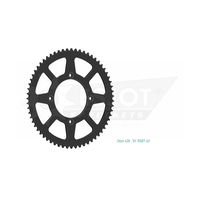 Sprocket Rear 428-63T Steel