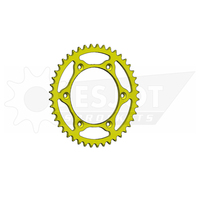 Sprocket Rear 520-44T Ultralight Steel Yellow