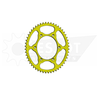 Sprocket Rear 520-52T Ultralight Steel Yellow