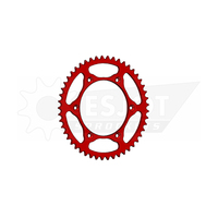 Sprocket Rear 520-50T Ultralight Steel Red
