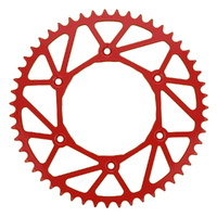 Sprocket Rear 520-51T Ultralight Steel Red