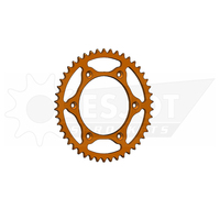 Sprocket Rear 520-46T Ultralight Steel Orange