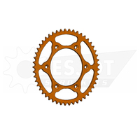 Sprocket Rear 520-49T Ultralight Steel Orange