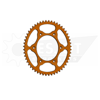 Sprocket Rear 520-52T Ultralight Steel Orange