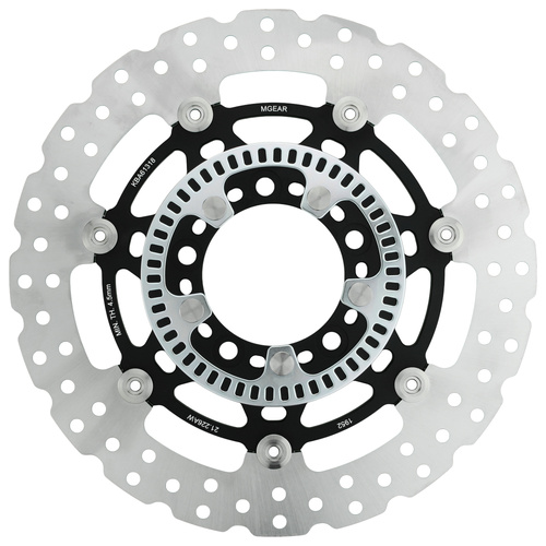 Brake Disc Rotor Front Left including ABS ring
