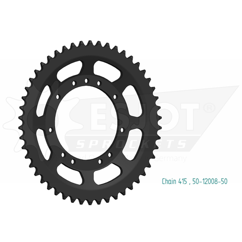 Sprocket Rear 415-50T Steel