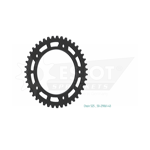 Sprocket Rear 525-43T Steel