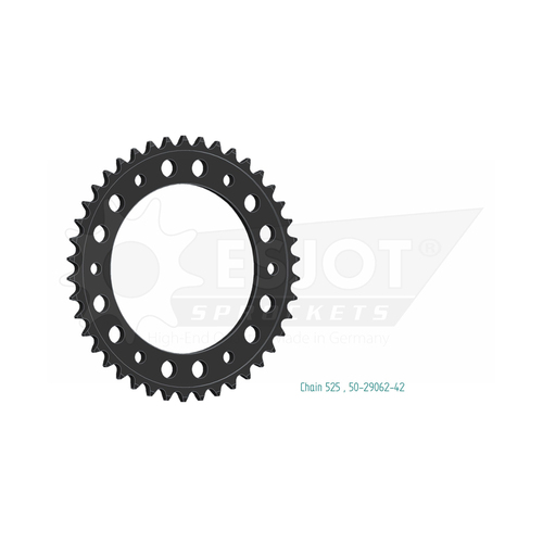 Sprocket Rear 525-42T Steel