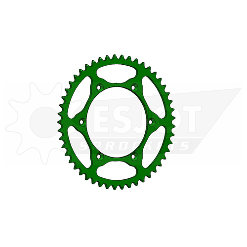 Sprocket Rear 520-49T Ultralight Steel Green