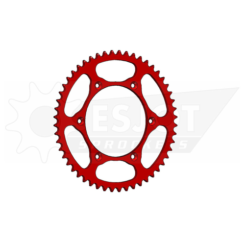 Sprocket Rear 520-52T Ultralight Steel Red