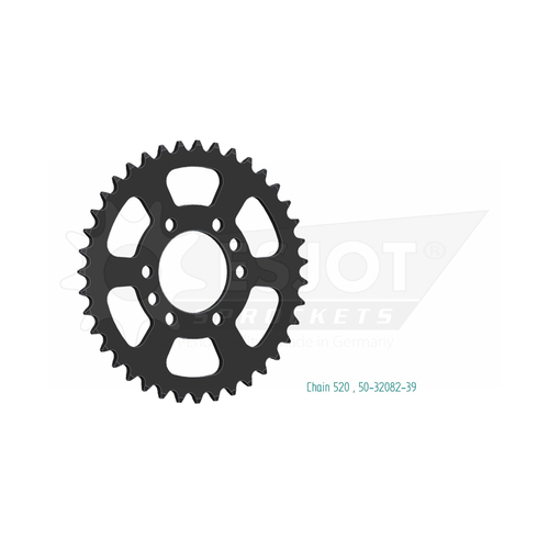 Sprocket Rear 520-39T Steel