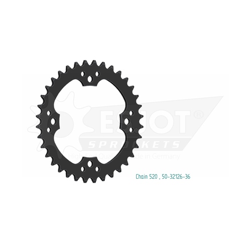 Sprocket Rear 520-36T Steel