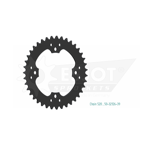 Sprocket Rear 520-39T Steel
