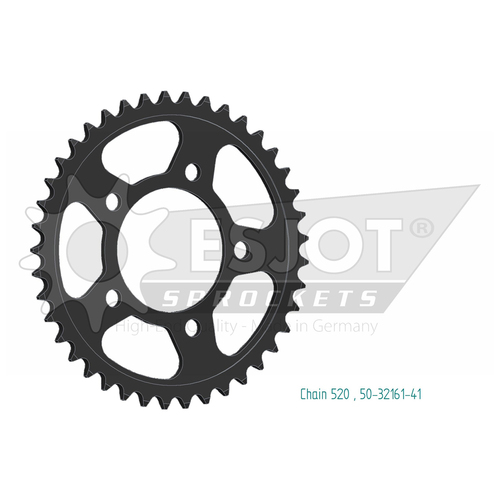 Sprocket Rear 520-41T Steel