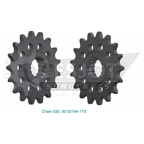 Sprocket Front 520-17T SP