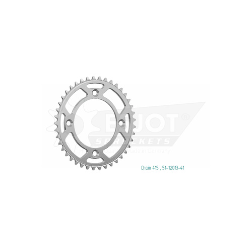 Sprocket Rear 415-41T Alloy