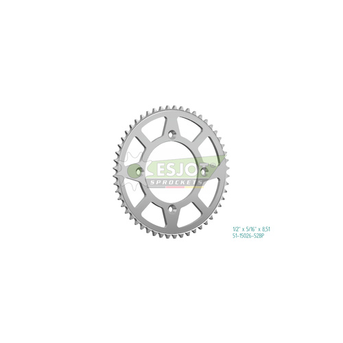 Sprocket Rear 428-52T Alloy