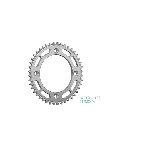 Sprocket Rear 428-44T Alloy