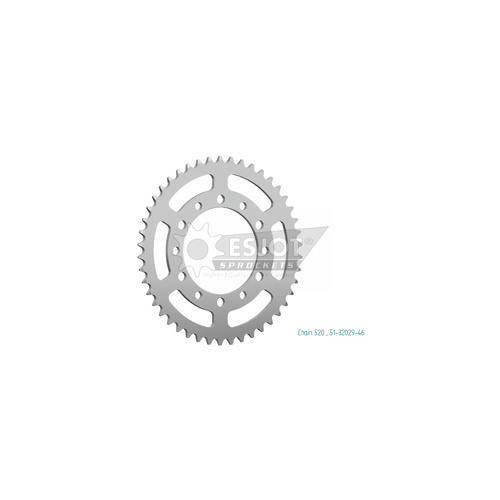Sprocket Rear 520-46T Alloy