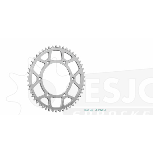 Sprocket Rear 520-50T Alloy