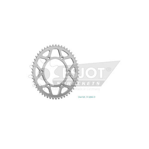 Sprocket Rear 520-51T Alloy