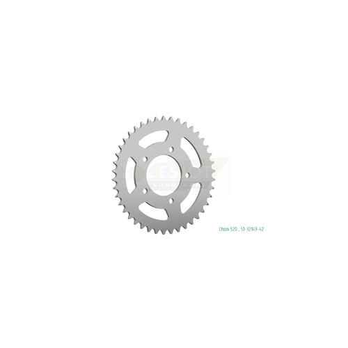 Sprocket Rear 520-42T Alloy