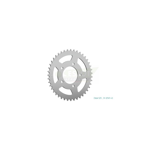 Sprocket Rear 520-43T Alloy - Marchesini