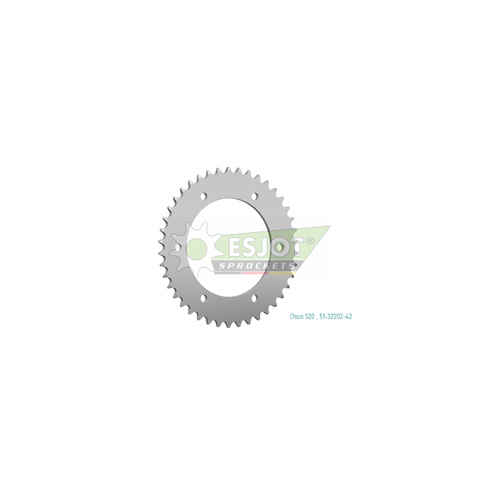 Sprocket Rear 520-42T Alloy
