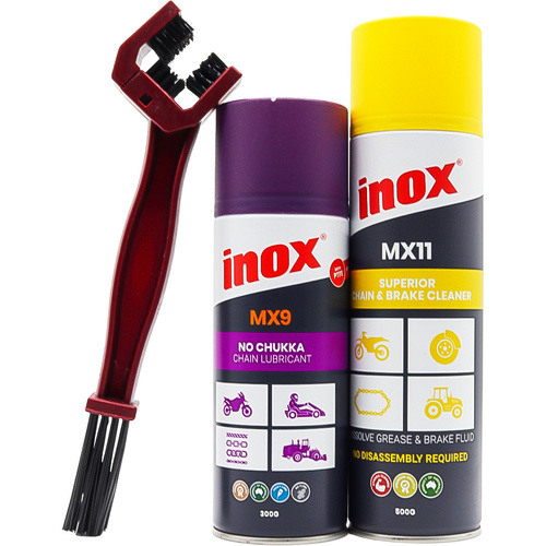 Chain Service Bundle - Lube/Cleaner/Brush