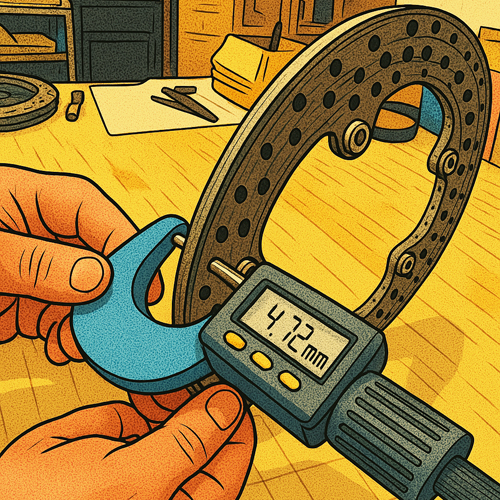 HOW TO MEASURE A BRAKE DISC